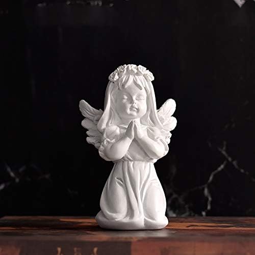 Mini Resin Cherubs Statue - Cute Home Office Decor