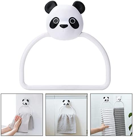 Holibanna 3pcs Wall Mounted Towel Rack with Cartoon Design