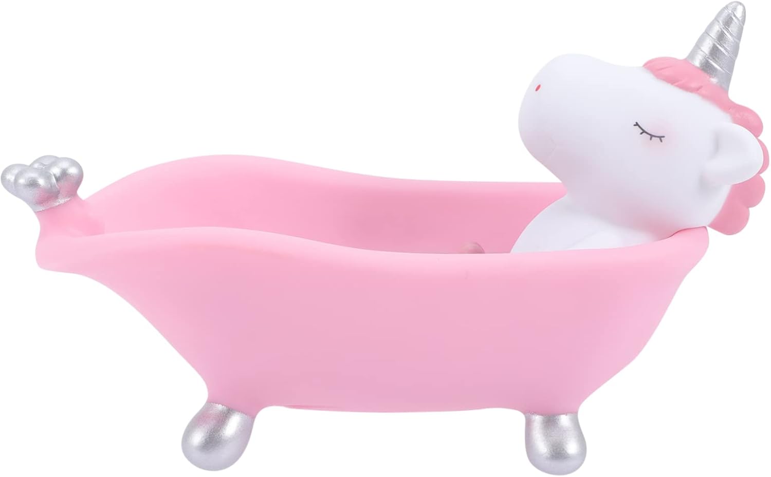 BRIGHTFUFU Decorative Unicorn Soap Dish Holder