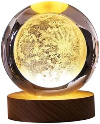 Nudsfuii Solar System Crystal Ball Sculpture Home Decor