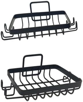 SPELSHINE 2-Piece Black Soap Dish with Suction Cup