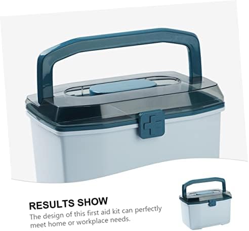 Beavorty Medicine Cabinet with Double Organizer and Removable Tray