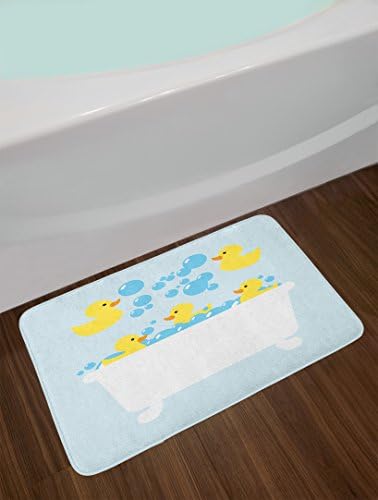Lunarable Duckies Bath Mat - Plush Non Slip 302 x 20 1