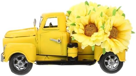 Truck Sunflower Decor Sculptures Home Decor