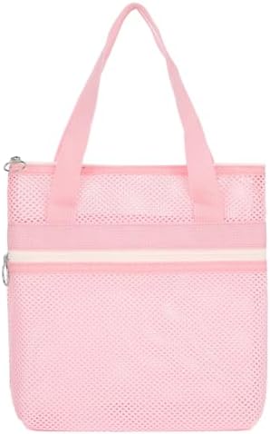 GYEUKHAM Mesh Shower Caddy Portable Toiletry Bag - Quick Drying and Organized Pink