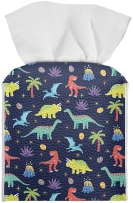 AFPANQZ Cartoon Dinosaur Tissue Box Cover Case