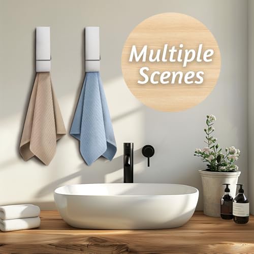 UVKDEENK 2 Pack Vintage Wooden Towel Hooks