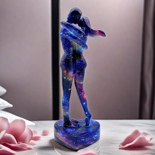105 Inch Couple Hug Kissing Resin Statue Figurine
