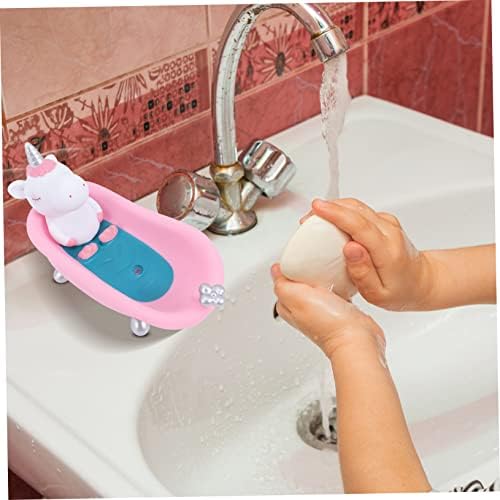 PRETYZOOM Adorable Unicorn Soap Dish Holder