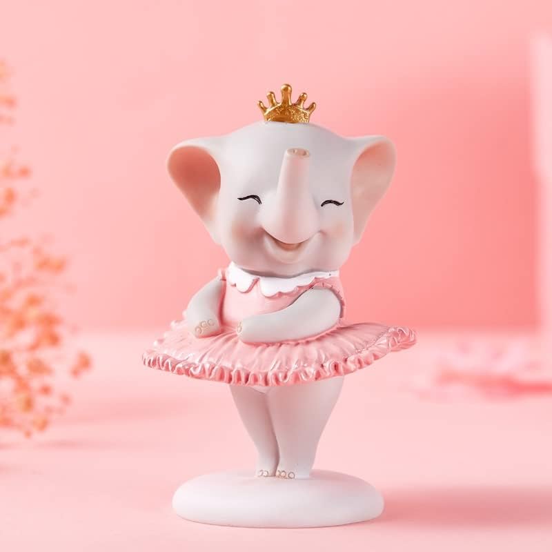 Comfy Hour 5 Inch Cute Dancing Ballet Elephant Figurine