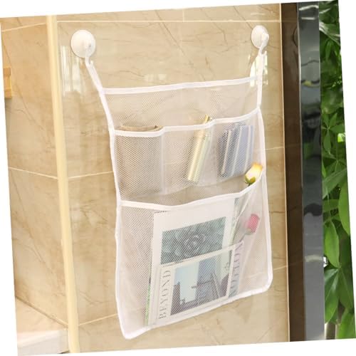 GLEAVI Multifunctional Bath Organizer Set with Suction Cup Hooks