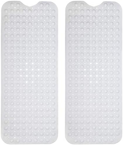 ENKOSI 2-Pack Non Slip Bath Mats 40x16 Inch Extra Large
