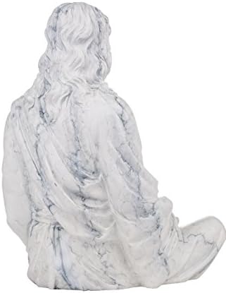 Peace of Christ 10 Inch Marble Statue - Spiritual Decor