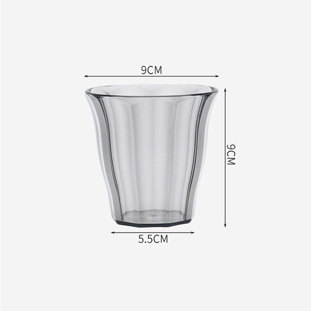 Home Simple Style Transparent Plastic Toothbrush Cup for Adults and Kids
