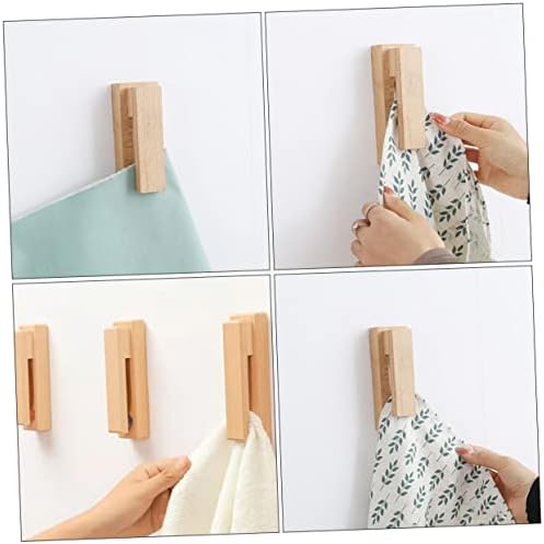 Happyyami Towel Hanging Rack Rustic Style for Bathroom and Kitchen