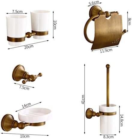 LeGDOr Antique Towel Rack Set in Brass