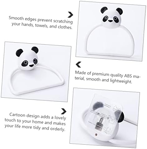 SWOOMEY 3PCS Cartoon Wall Mounted Towel Rack