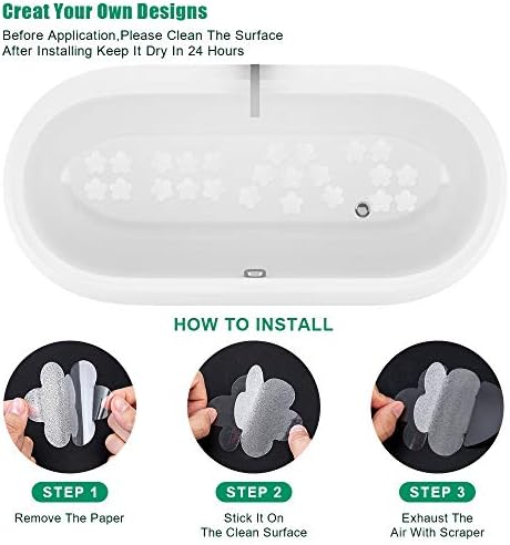 SlipStopper Non-Slip Bathtub Stickers 28PCS