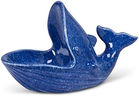Abbott Collection Ceramic Whale Soap Dish 65 L