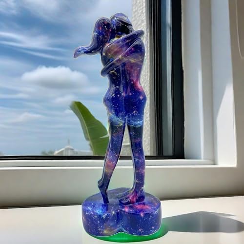 105 Inch Couple Hug Kissing Resin Statue Figurine