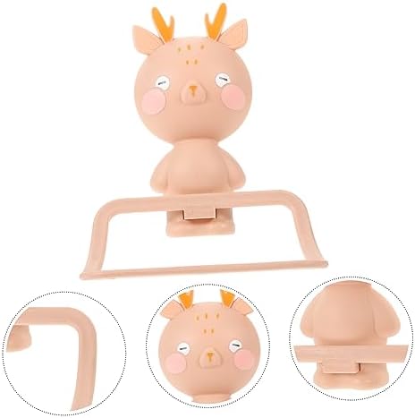 Cartoon Elk Towel Ring - Wall Mounted No Drill Installation