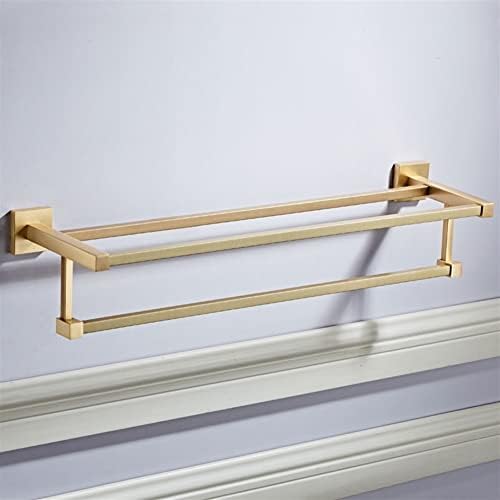 LeGDOr Nordic Light Luxury Brushed Gold Towel Rack Set 1