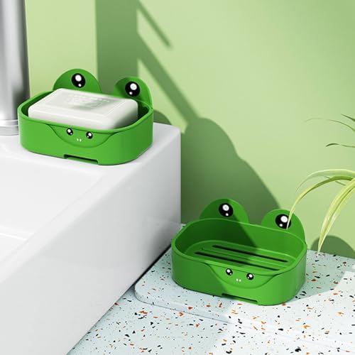 Frogs Themed Soap Holder for Bathrooms and Kitchens