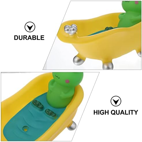 Ciieeo Bar Soap Holder Frog Cartoon Soap Dish for Home and Bath