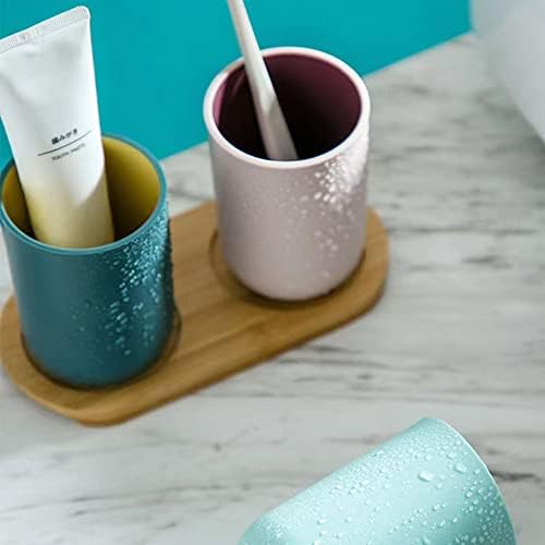 RabyLeo Unbreakable Reusable Cups Set of 2 Light Pink Navy Blue