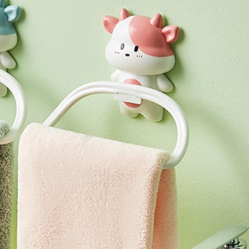 HAKIDZEL Hanging Towel Rack Cartoon Design for Bathroom