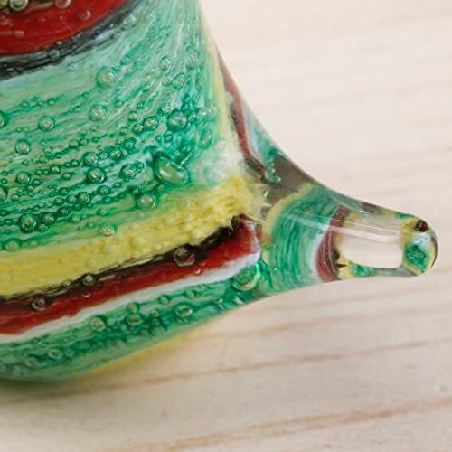 Yao Yuan Handmade Murano-Style Glass Bird Statue Decor
