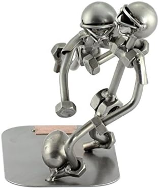 Steelman24 Football Tackle Metal Sculpture Handmade in Germany
