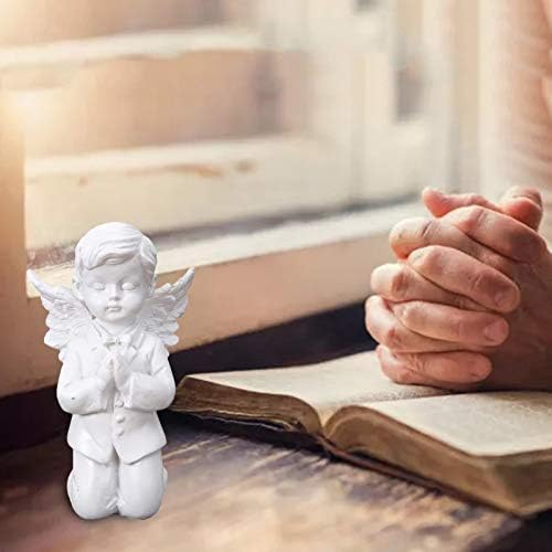 Mini Resin Cherubs Statue - Cute Home Office Decor