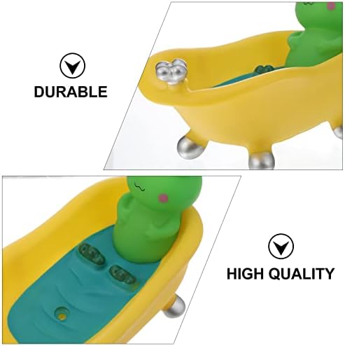 Anneome Cartoon Frog Soap Dish with Draining Tray