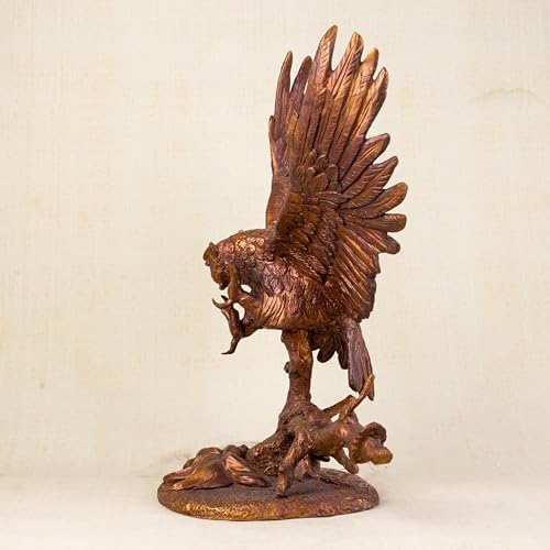 YouFine Bronze Owl Statue 209-244 Handmade Sculpture