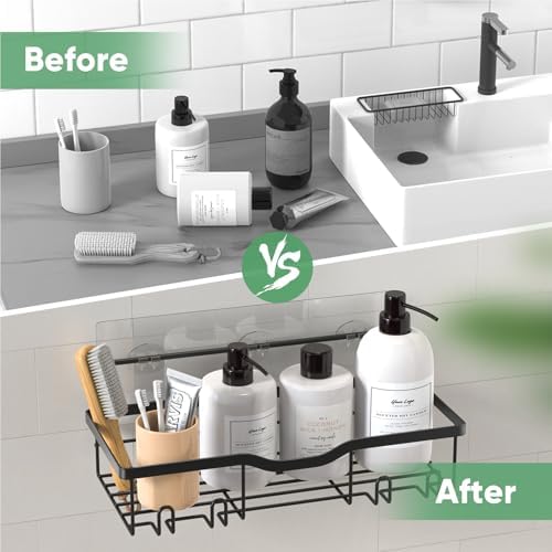Almaybe 5-Pack Corner Shower Shelf Set