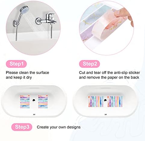 Non-Slip Bathtub Stickers 24 PCS for Safety