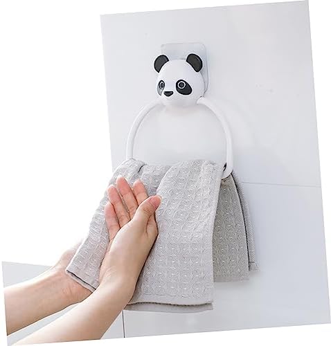 3pcs Gold Cartoon Bathroom Towel Holder No-Drill Wall Mount