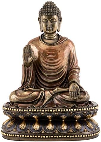 Top Collection Shakyamuni Buddha Statue Touching Earth 9 Inch Bronze