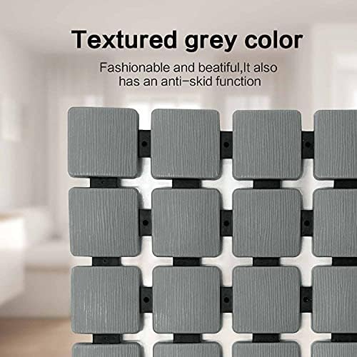 BEMISO Shower Mat Non Slip with Suction Cups and Drain Holes