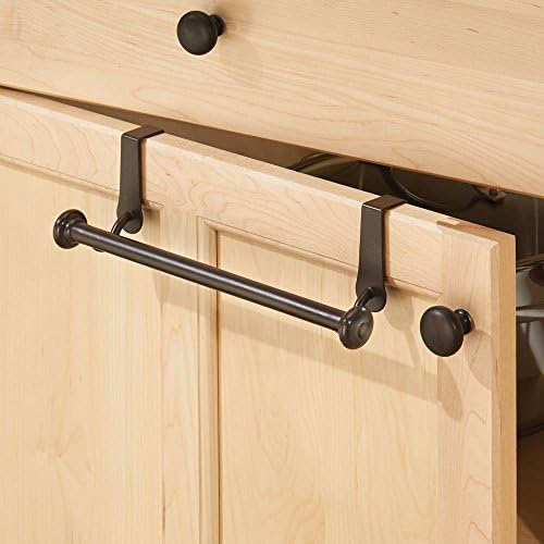 InterDesign York Metal Dish Towel Rack - Bronze