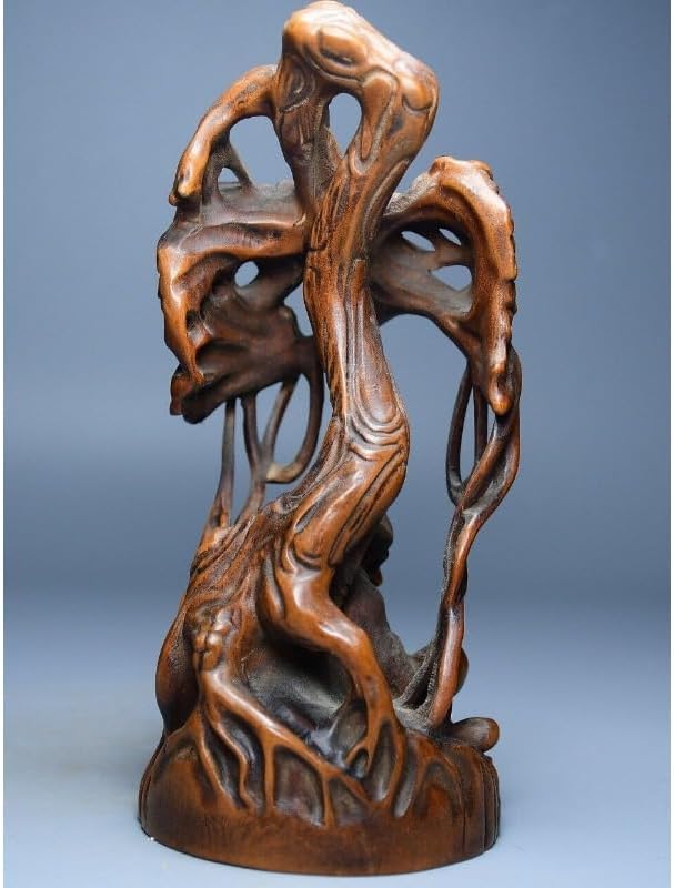 LimpaC Handcrafted Boxwood Arhat Statue