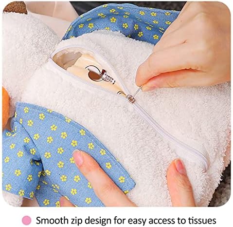 DULRLLY Cute Duck Butt Tissue Holder for Car