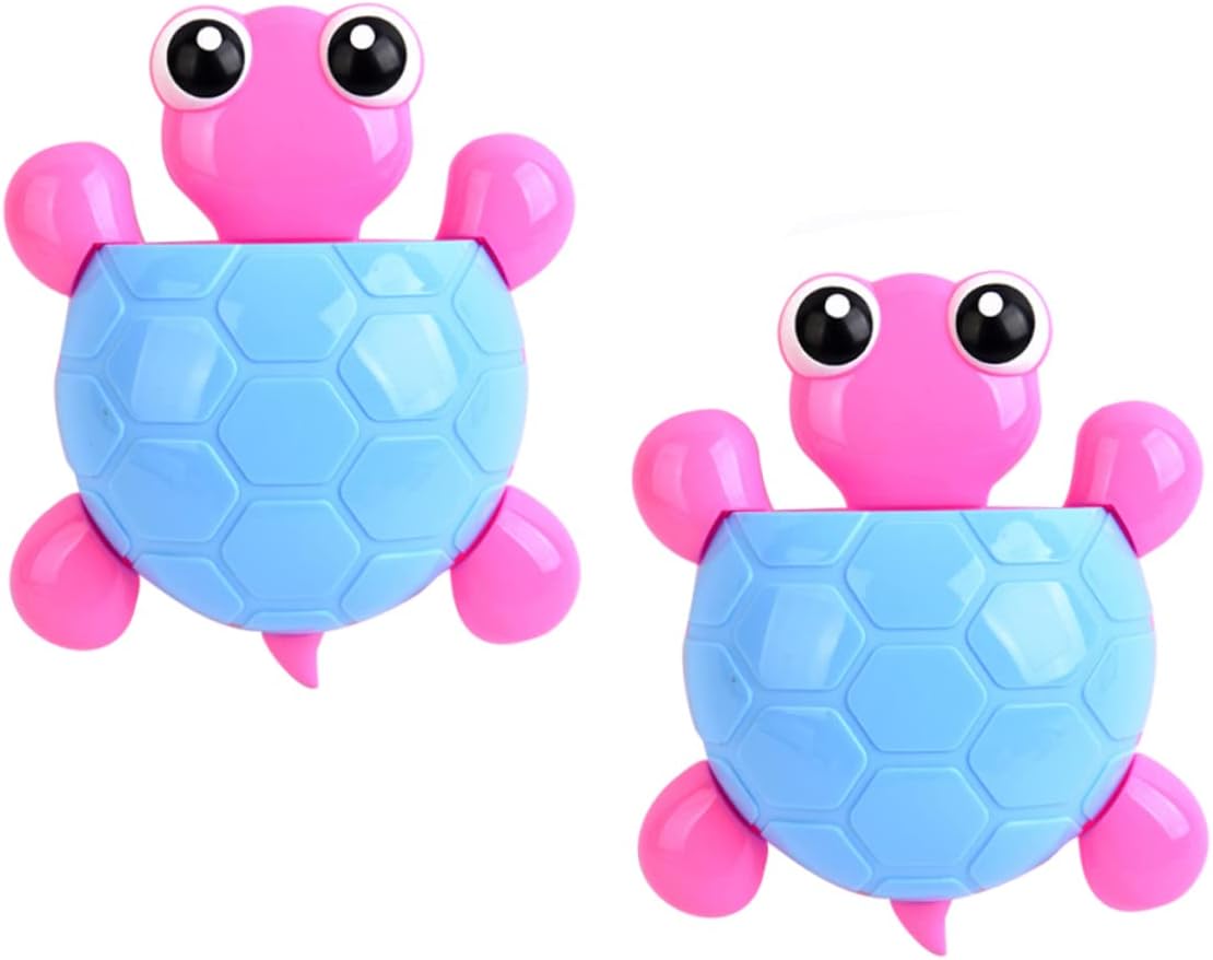 Cute Turtle Wall Toothbrush Holder Suction Cup Rack