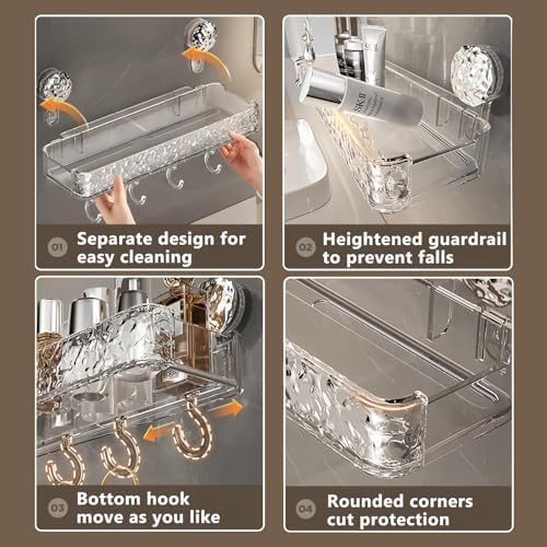 AYWSTC Suction Cup Shower Caddy Organizer