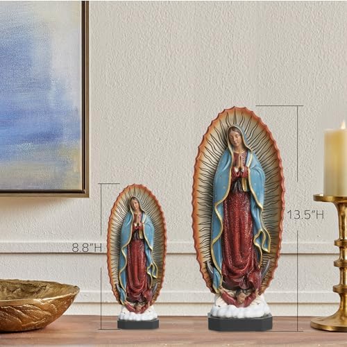 Our Lady of Guadalupe Statue - 135 Inches Hand Painted Religious Sculpture