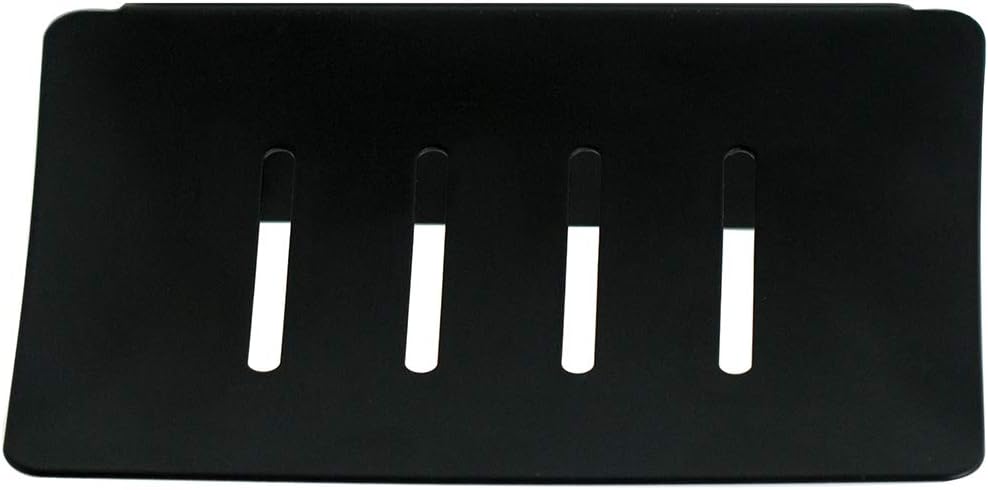 YISMAN Soap Holder Wall Mounted Shower Dish Black 1