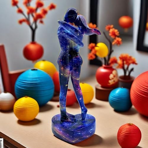 105 Inch Couple Hug Kissing Resin Statue Figurine