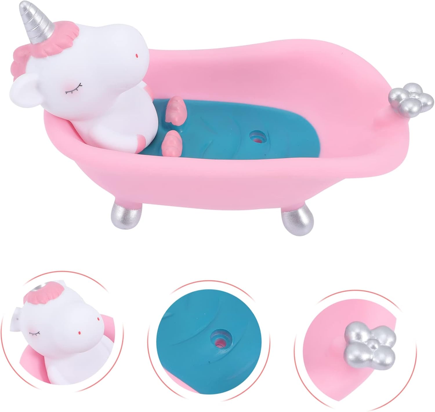 BESTYASH Cute Unicorn Soap Dish for Bathroom