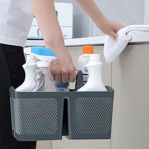 Rejomiik Portable Shower Caddy with Handle - Grey